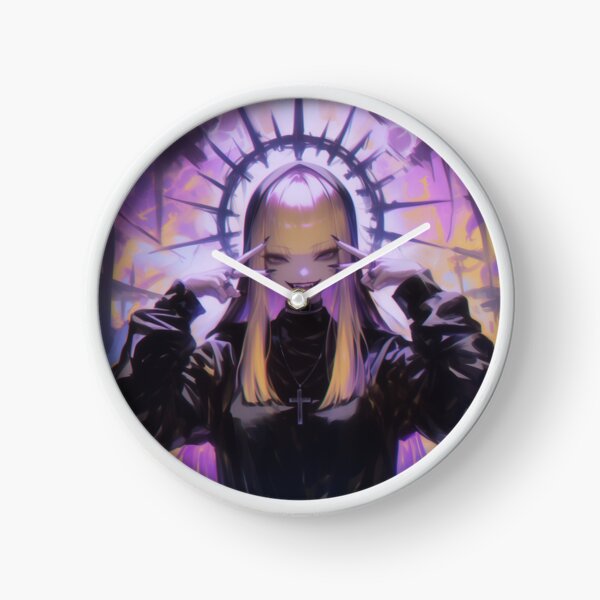 Item preview, Goth Nun Anime designed and sold by CursedbyLilith.