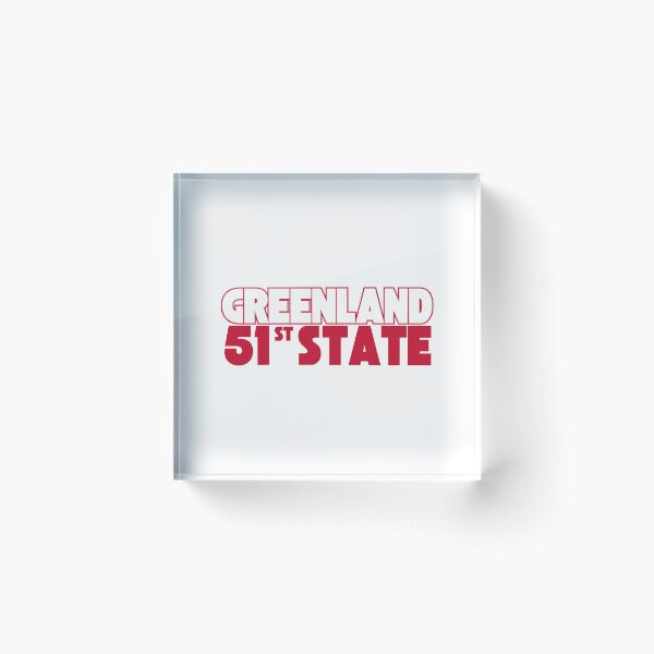 Item preview, Greenland 51st state designed and sold by Red-forever.