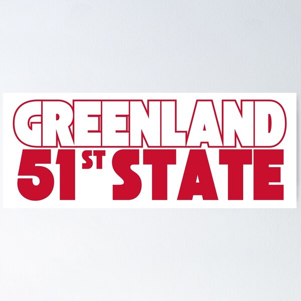 Item preview, Greenland 51st state designed and sold by Red-forever.