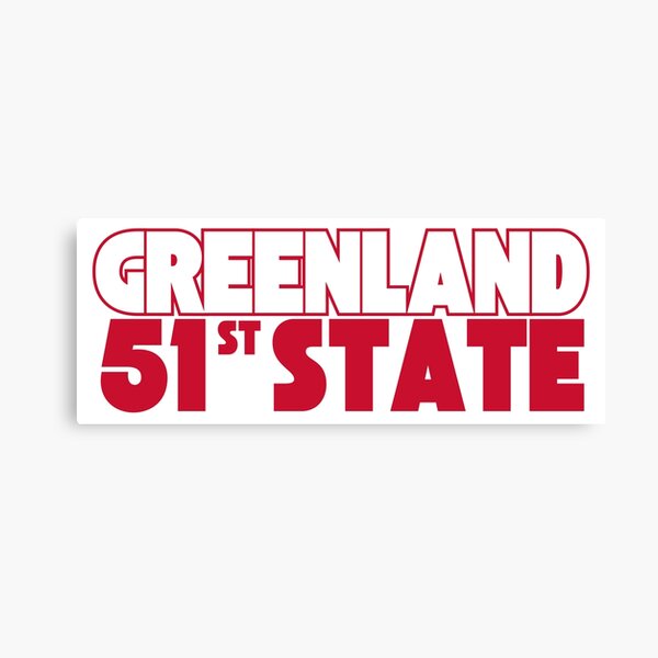 Item preview, Greenland 51st state designed and sold by Red-forever.