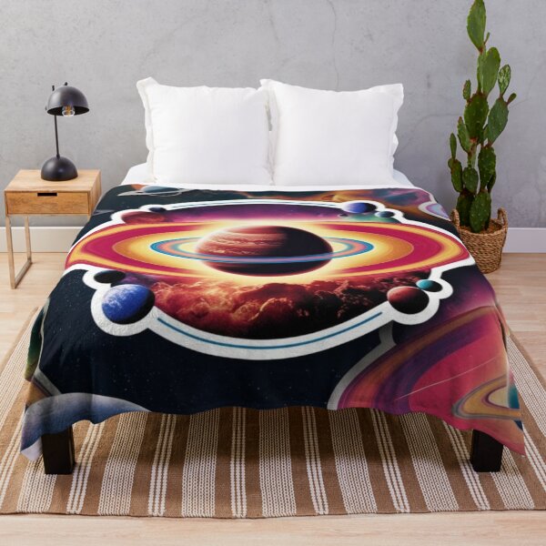 Item preview, Space Life 3 - Abstract Solar System - Sun, Stars, Planets designed and sold by AlinaSCorner.