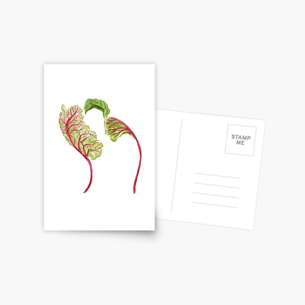 Item preview, Watercolor Dancing Swiss Chard designed and sold by daphsam.