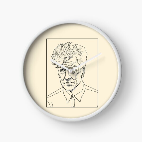 Item preview, Surreal Director David Lynch Portrait Minimalist Line Art Drawing designed and sold by Mystikos Art.