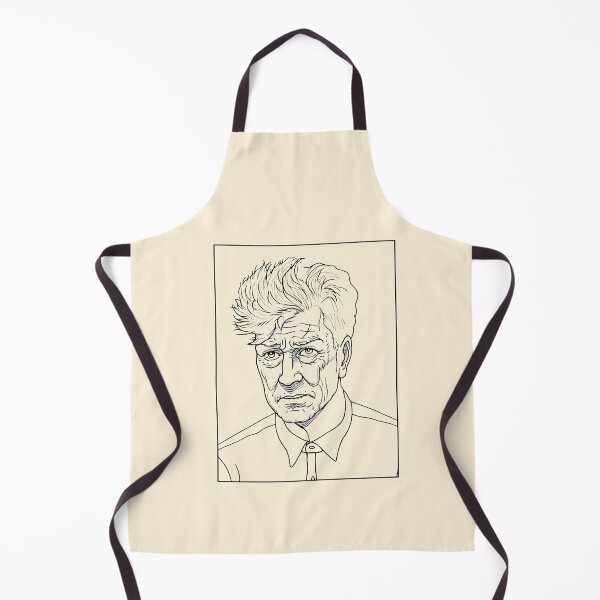 Item preview, Surreal Director David Lynch Portrait Minimalist Line Art Drawing designed and sold by Mystikos Art.