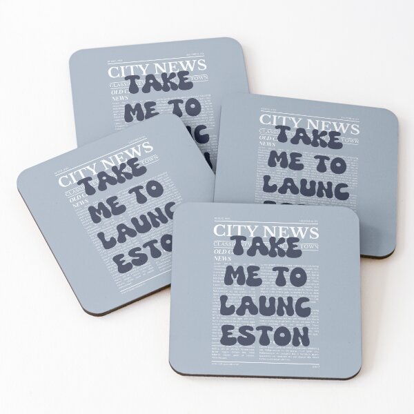 Item preview, "Take Me to Launceston" – Australia, Elegant Newspaper-Style Design designed and sold by RM-Journey.