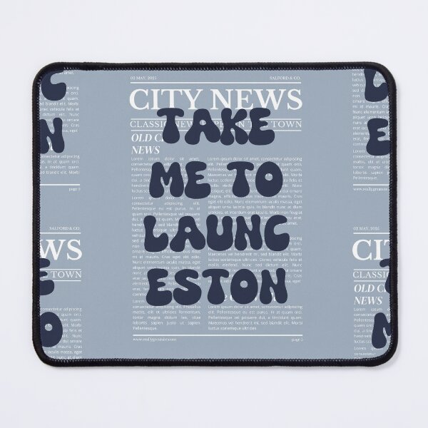 Item preview, "Take Me to Launceston" – Australia, Elegant Newspaper-Style Design designed and sold by RM-Journey.