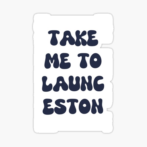 Item preview, "Take Me to Launceston" – Australia, Elegant Newspaper-Style Design designed and sold by RM-Journey.