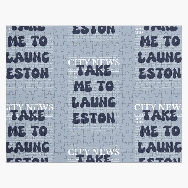 Item preview, "Take Me to Launceston" – Australia, Elegant Newspaper-Style Design designed and sold by RM-Journey.