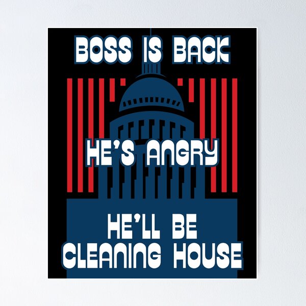 Item preview, The boss is back in the White House. designed and sold by FluxDesigner.