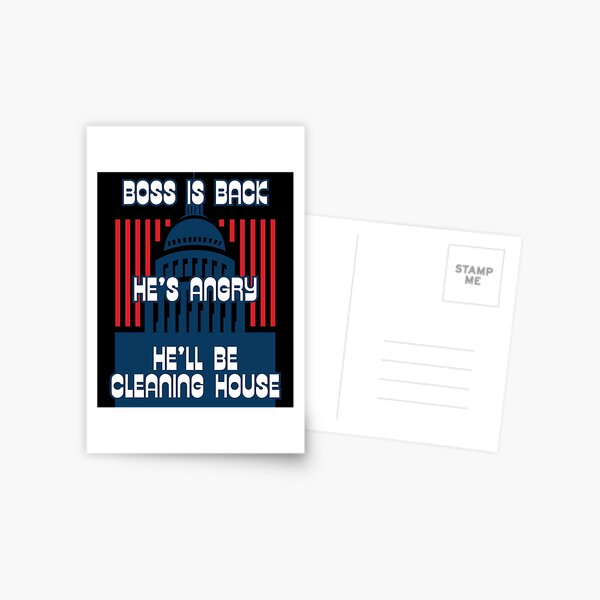 Item preview, The boss is back in the White House. designed and sold by FluxDesigner.