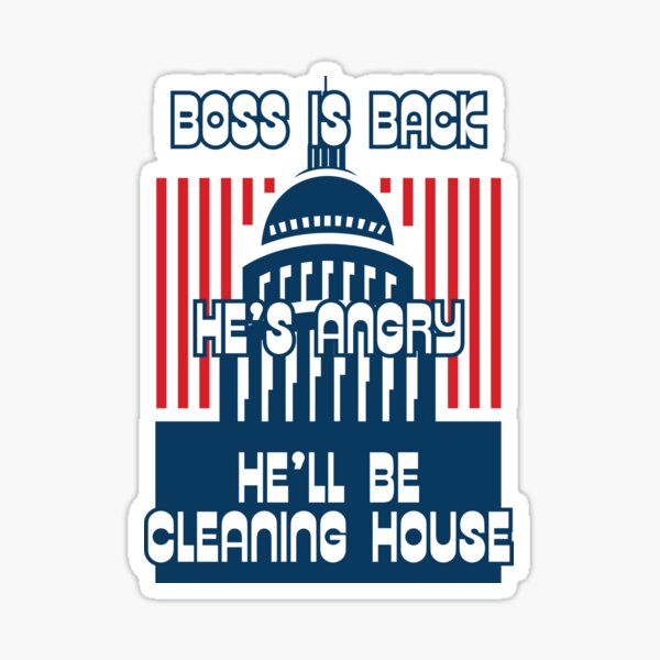 Item preview, The boss is back in the White House. designed and sold by FluxDesigner.