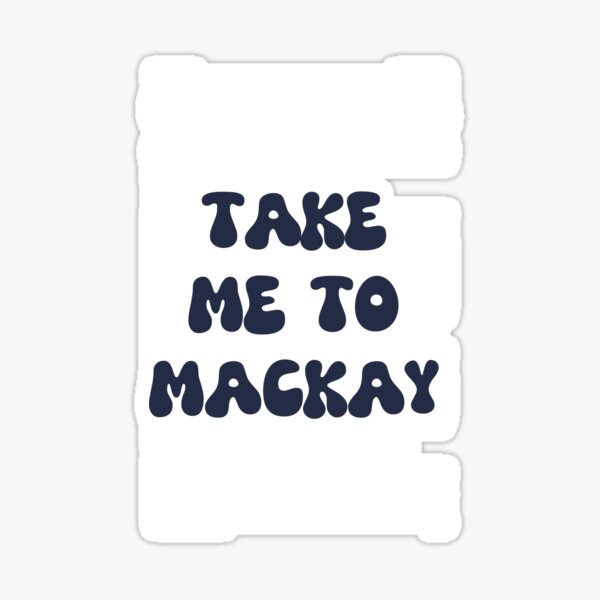 Item preview, "Take Me to Mackay" – Australia, Elegant Newspaper-Style Design designed and sold by RM-Journey.