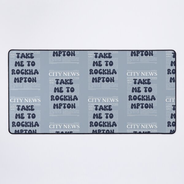 Item preview, "Take Me to Rockhampton" – Australia, Elegant Newspaper-Style Design designed and sold by RM-Journey.