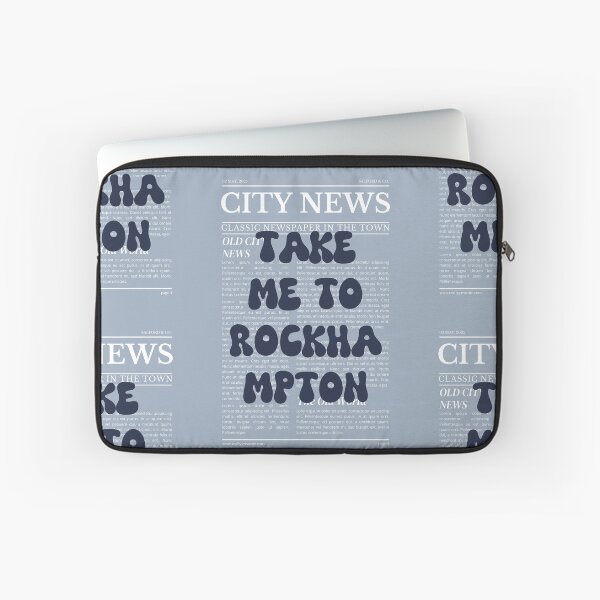 Item preview, "Take Me to Rockhampton" – Australia, Elegant Newspaper-Style Design designed and sold by RM-Journey.