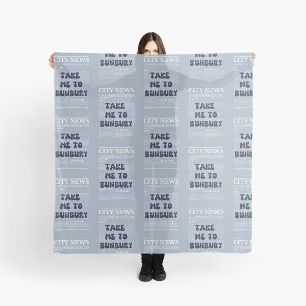Item preview, "Take Me to Bunbury" – Australia, Elegant Newspaper-Style Design designed and sold by RM-Journey.