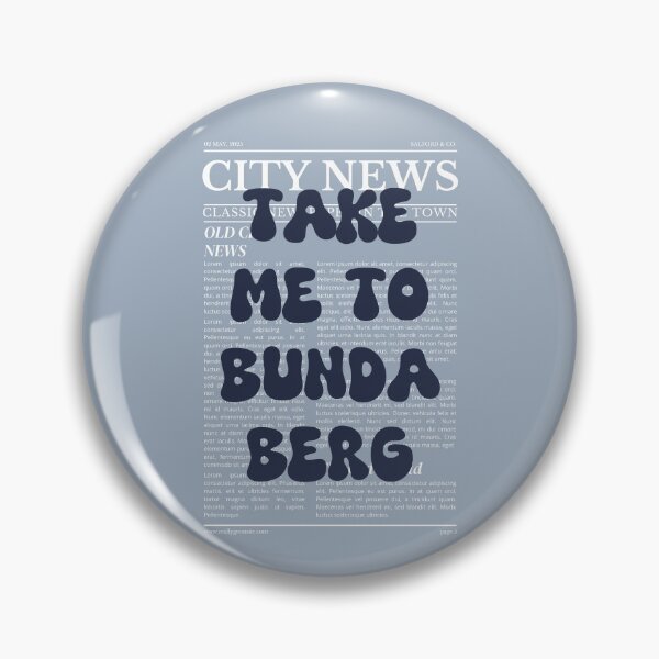 Item preview, "Take Me to Bundaberg" – Australia, Elegant Newspaper-Style Design designed and sold by RM-Journey.