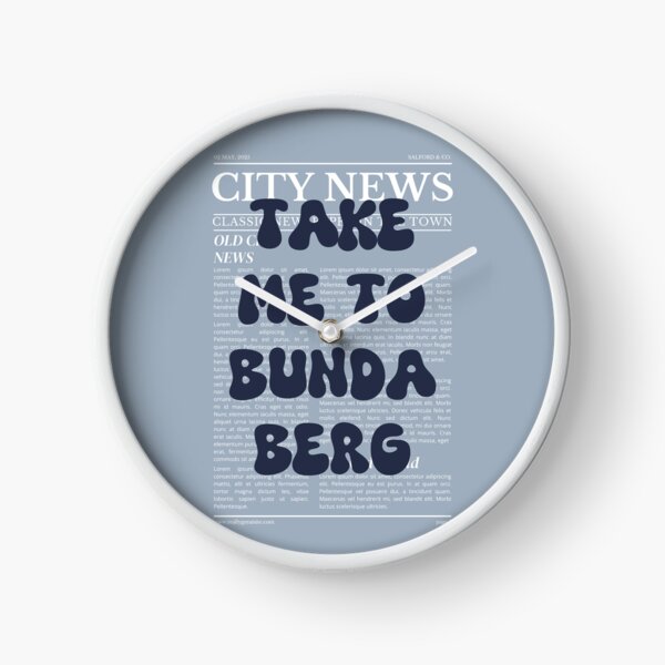 Item preview, "Take Me to Bundaberg" – Australia, Elegant Newspaper-Style Design designed and sold by RM-Journey.