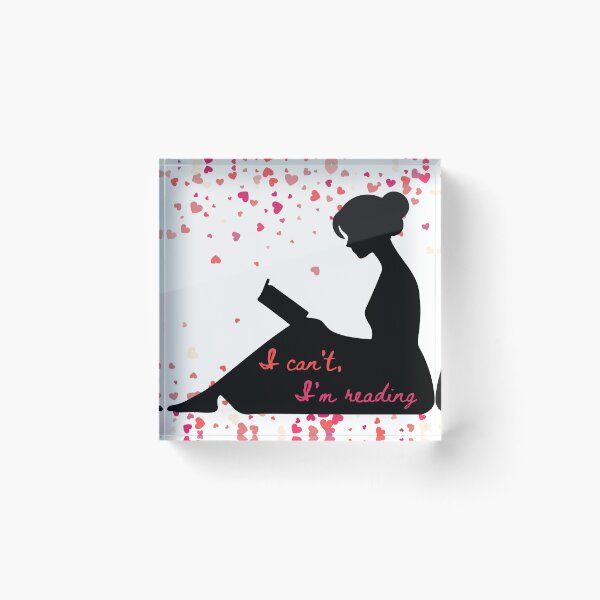 Item preview, I can't, I'm reading - White designed and sold by Blueberry CC Designs.