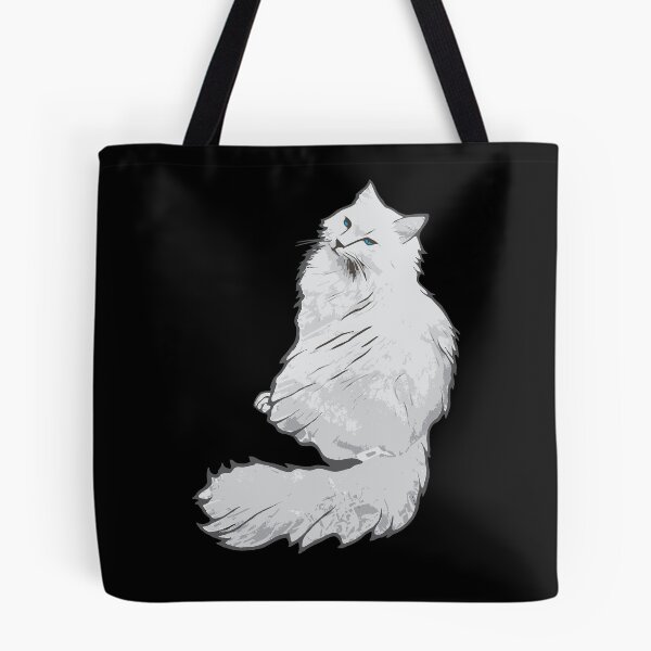 Item preview, Fluffy White Cat with Blue Eyes designed and sold by Erika V..