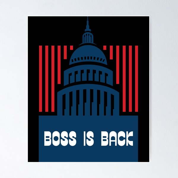 Item preview, The boss is back in the White House. designed and sold by FluxDesigner.