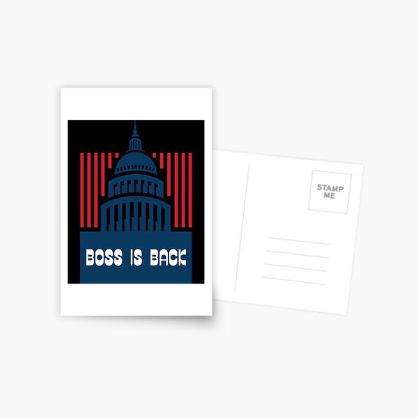 Item preview, The boss is back in the White House. designed and sold by FluxDesigner.