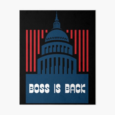 Item preview, The boss is back in the White House. designed and sold by FluxDesigner.