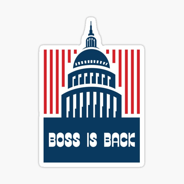 Item preview, The boss is back in the White House. designed and sold by FluxDesigner.