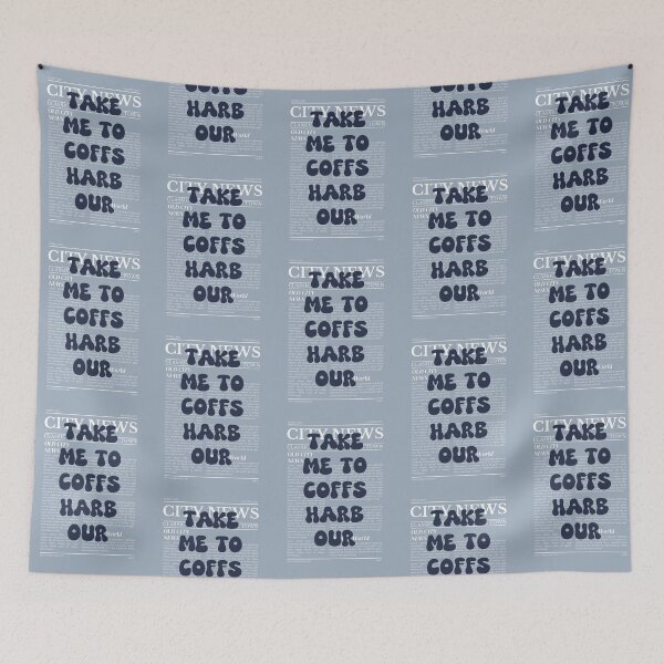 Item preview, "Take Me to Coffs Harbour" – Australia, Elegant Newspaper-Style Design designed and sold by RM-Journey.