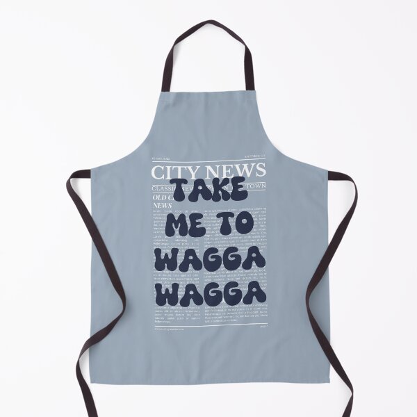 Item preview, "Take Me to Wagga Wagga" – Australia, Elegant Newspaper-Style Design designed and sold by RM-Journey.