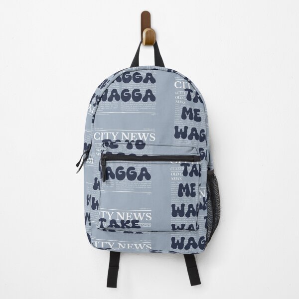 Item preview, "Take Me to Wagga Wagga" – Australia, Elegant Newspaper-Style Design designed and sold by RM-Journey.