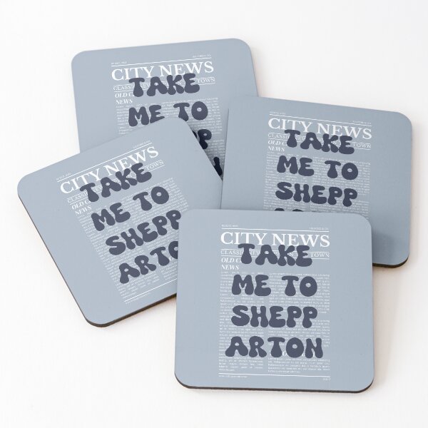Item preview, "Take Me to Shepparton" – Australia, Elegant Newspaper-Style Design designed and sold by RM-Journey.