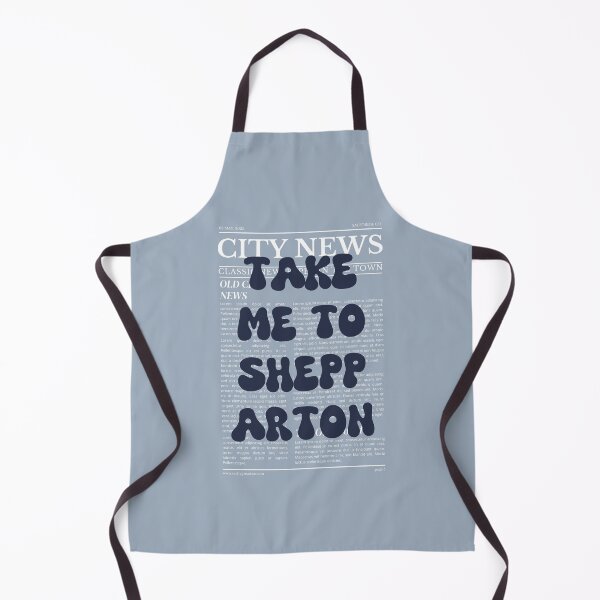 Item preview, "Take Me to Shepparton" – Australia, Elegant Newspaper-Style Design designed and sold by RM-Journey.