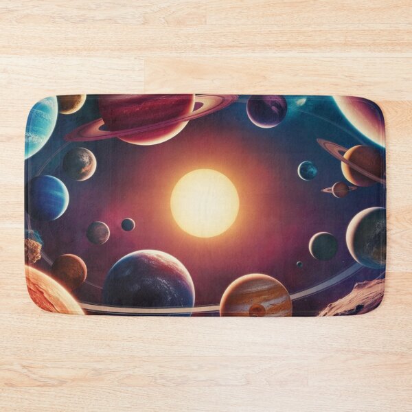 Item preview, Space Life 4 - Abstract Solar System  - Sun, Stars, Planets  designed and sold by AlinaSCorner.