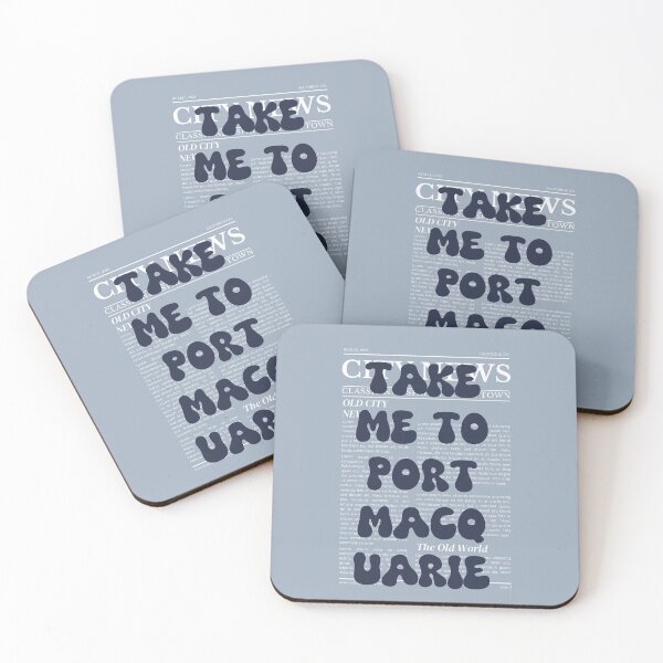 Item preview, "Take Me to Port Macquarie" – Australia, Elegant Newspaper-Style Design designed and sold by RM-Journey.