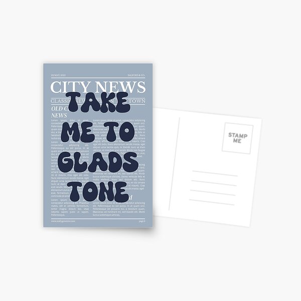 Item preview, "Take Me to Gladstone" – Australia, Elegant Newspaper-Style Design designed and sold by RM-Journey.