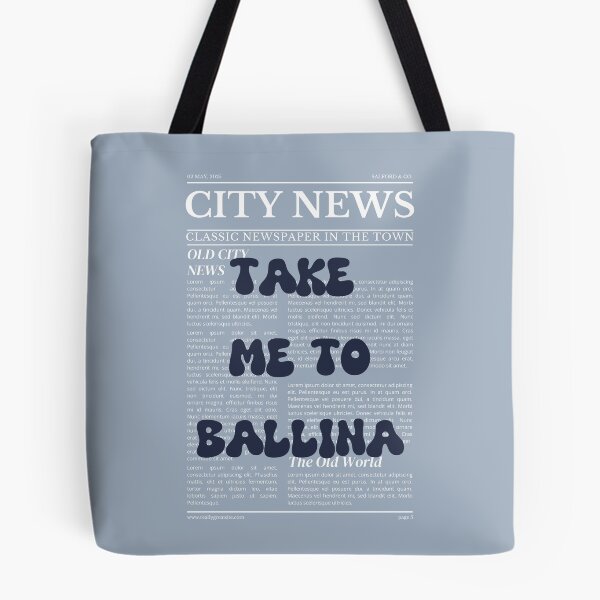 Item preview, "Take Me to Ballina" – Australia, Elegant Newspaper-Style Design designed and sold by RM-Journey.
