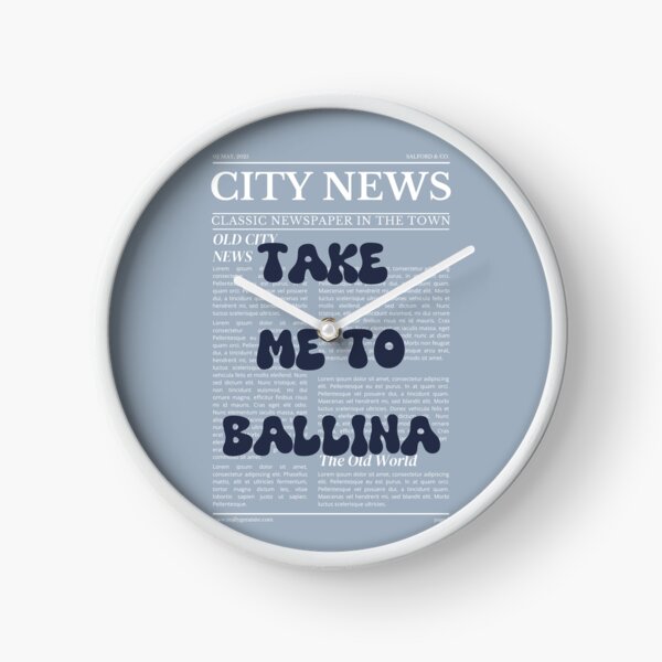 Item preview, "Take Me to Ballina" – Australia, Elegant Newspaper-Style Design designed and sold by RM-Journey.