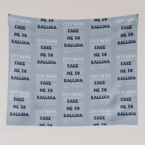 Item preview, "Take Me to Ballina" – Australia, Elegant Newspaper-Style Design designed and sold by RM-Journey.