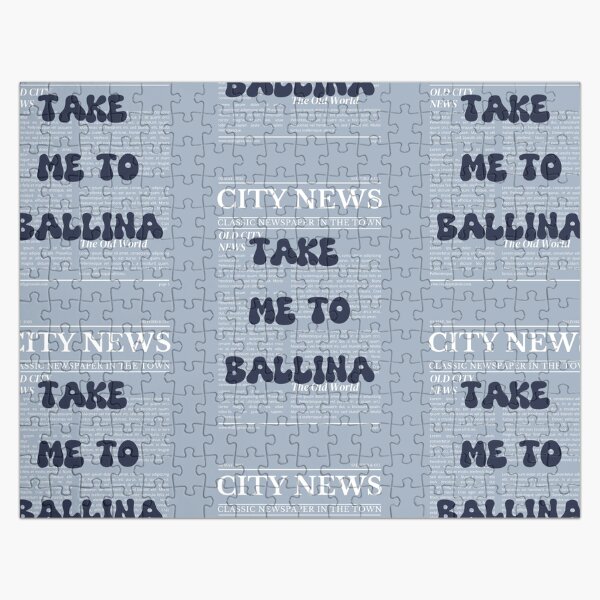 Item preview, "Take Me to Ballina" – Australia, Elegant Newspaper-Style Design designed and sold by RM-Journey.