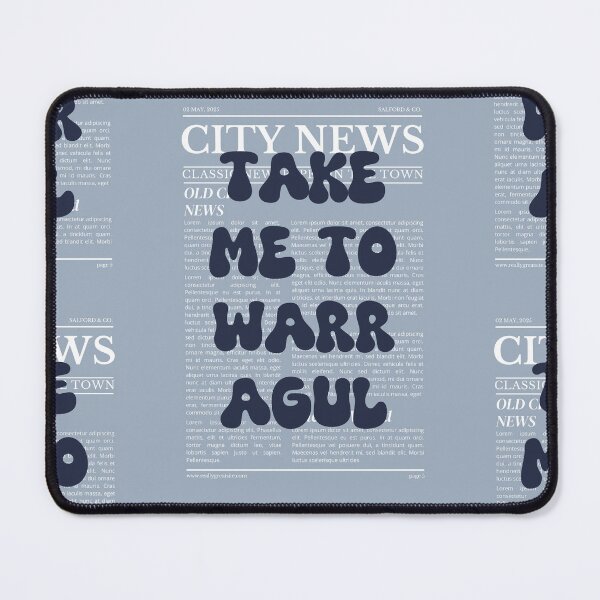 Item preview, "Take Me to Warragul" – Australia, Elegant Newspaper-Style Design designed and sold by RM-Journey.