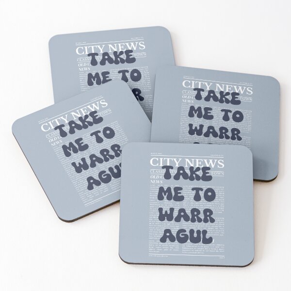 Item preview, "Take Me to Warragul" – Australia, Elegant Newspaper-Style Design designed and sold by RM-Journey.