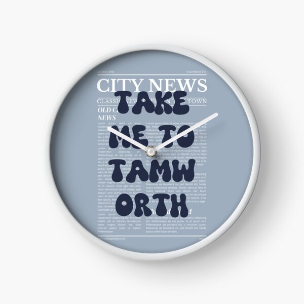 Item preview, "Take Me to Tamworth" – Australia, Elegant Newspaper-Style Design designed and sold by RM-Journey.
