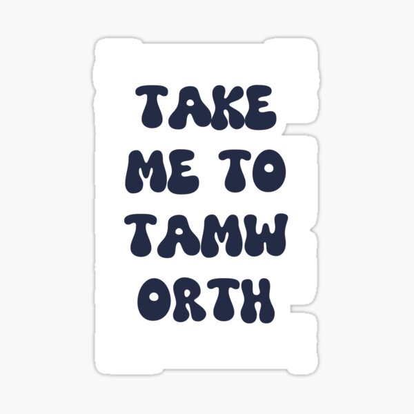 Item preview, "Take Me to Tamworth" – Australia, Elegant Newspaper-Style Design designed and sold by RM-Journey.