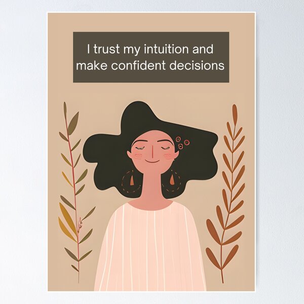 Item preview, Women's Affirmation Collection: Trust Your Intuition designed and sold by Compass and a Camera.