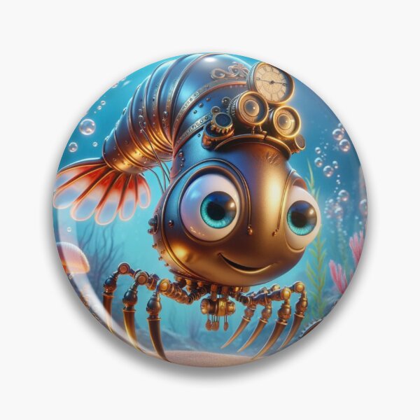 Item preview, Steampunk Shrimp designed and sold by Sillytoe.
