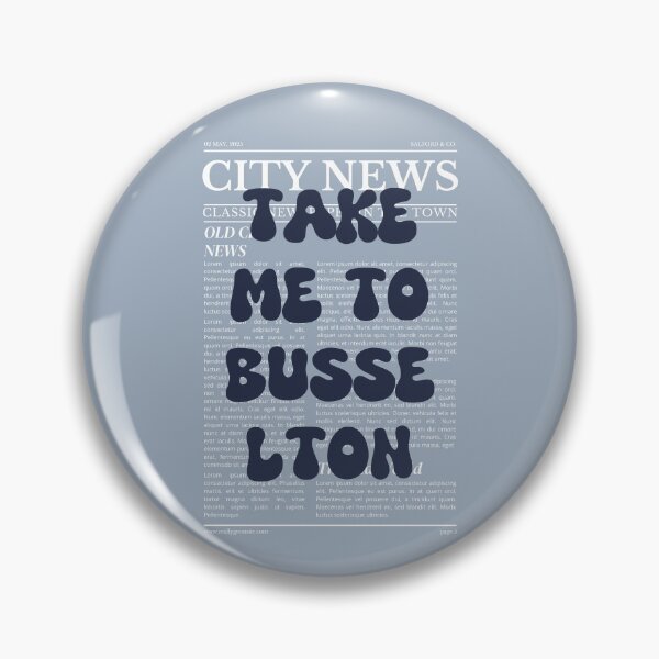 Item preview, "Take Me to Busselton" – Australia, Elegant Newspaper-Style Design designed and sold by RM-Journey.