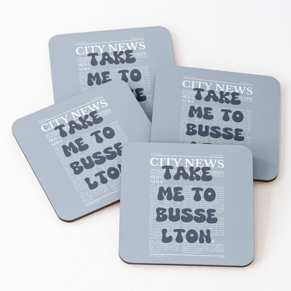 Item preview, "Take Me to Busselton" – Australia, Elegant Newspaper-Style Design designed and sold by RM-Journey.