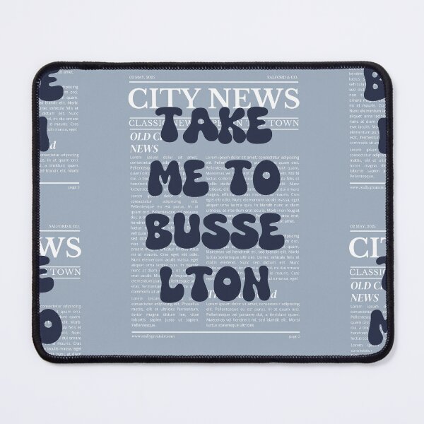 Item preview, "Take Me to Busselton" – Australia, Elegant Newspaper-Style Design designed and sold by RM-Journey.