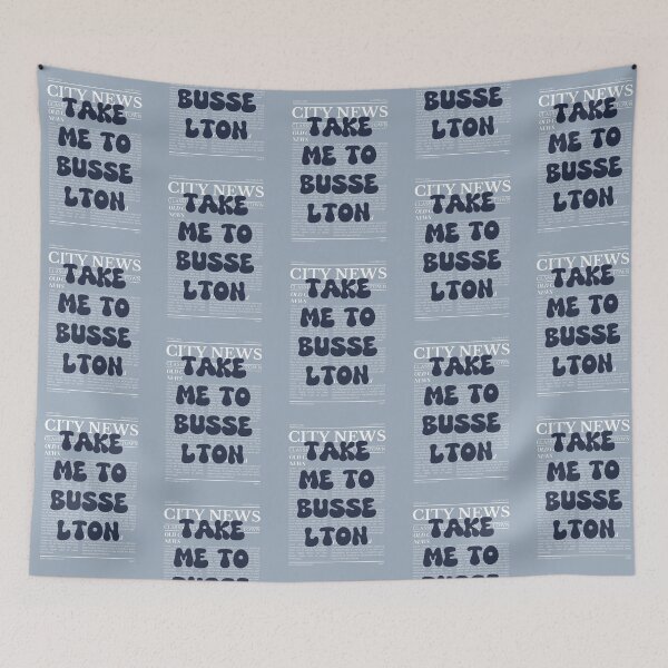 Item preview, "Take Me to Busselton" – Australia, Elegant Newspaper-Style Design designed and sold by RM-Journey.