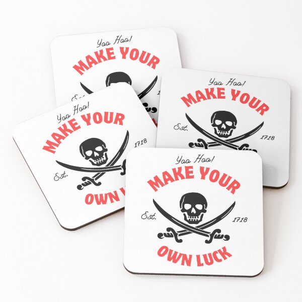 Item preview, Make your own luck, pirate edition.  designed and sold by NicMacTees.